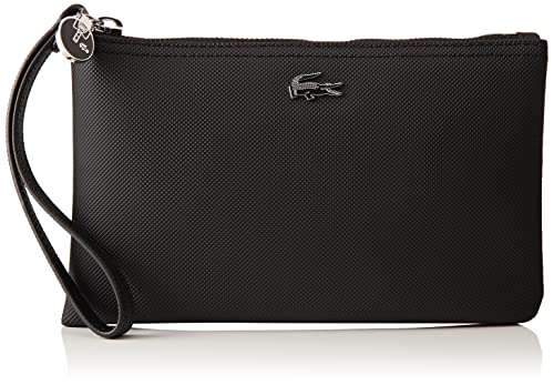 Lacoste NF3423DC, Clutch para Mujer, Negro, Único