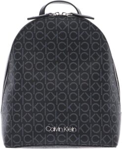 Mochilas Mujer Calvin Klein CK Mono Small Backpack Black Mix